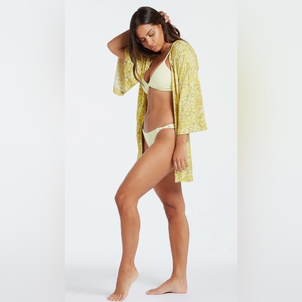 Volcom Wanna Have Sun Robe Lime M/L